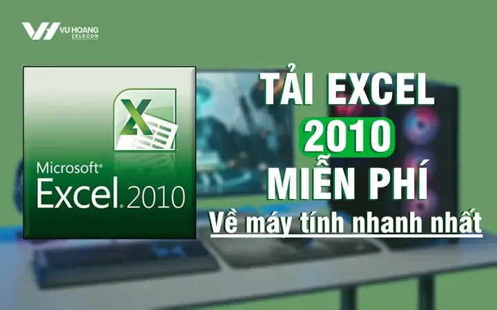Giao diện Ribbon của Microsoft Excel 2010, minh họa tính năng Sparklines và Slicers, hỗ trợ cách tải excel 2010 về máy tính hiệu quả.