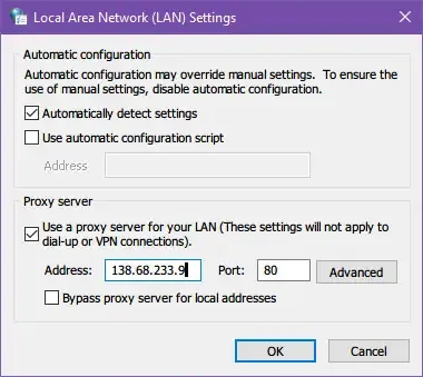 Minh họa cách thay đổi địa chỉ IP công cộng bằng VPN và Proxy
