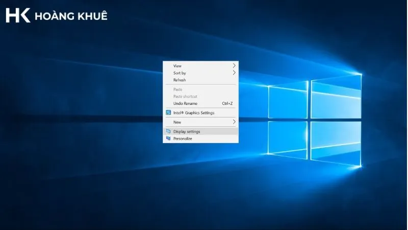 Giao diện Cài đặt hiển thị và tùy chọn thay đổi kích thước văn bản trên Windows
