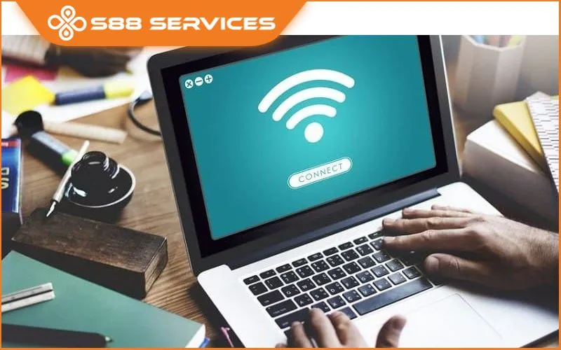 Hình ảnh minh họa cách kết nối mạng Wifi cho máy tính chạy hệ điều hành Windows 10