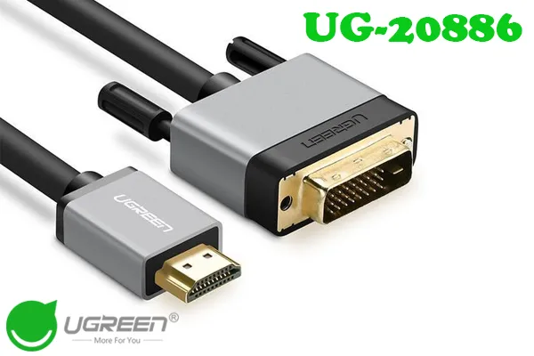 Cáp chuyển đổi HDMI to DVI (24+1 pin) cho kết nối màn hình hoặc máy chiếu