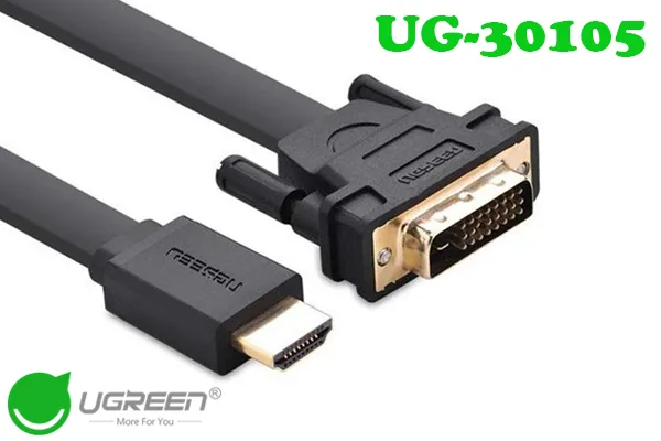 Dây cáp HDMI to DVI chất lượng cao, đảm bảo truyền tải hình ảnh máy tính sắc nét