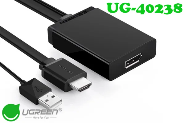 Bộ chuyển đổi tín hiệu HDMI sang DisplayPort chuyên nghiệp, hỗ trợ kết nối từ máy tính ra màn hình DP