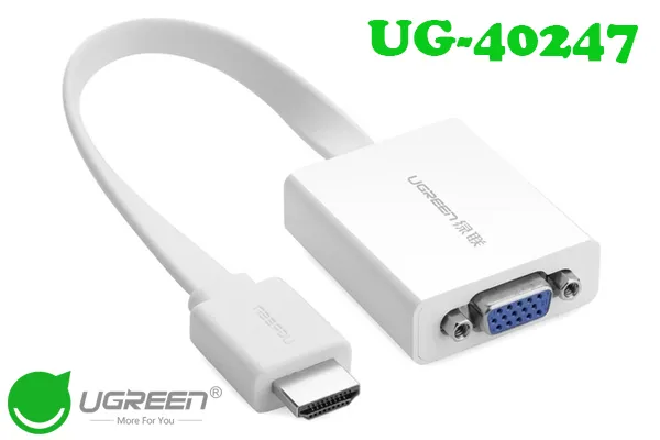 Thiết bị chuyển đổi tín hiệu HDMI sang VGA có hỗ trợ cổng Audio, giải pháp cho tivi đời cũ