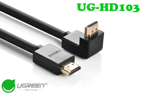 Cáp HDMI bẻ góc 90 độ, tiện lợi cho việc kết nối máy tính sang tivi ở không gian hẹp