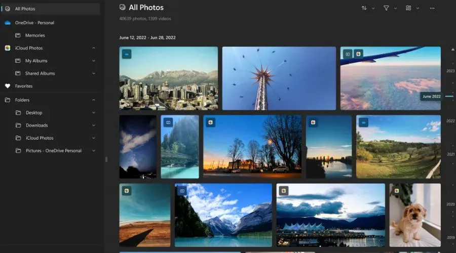 Ứng dụng Photos trong Windows 10/11