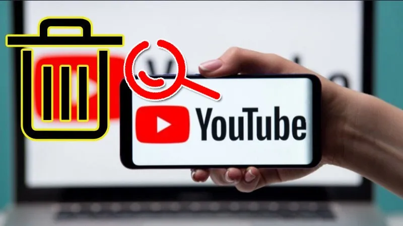 Ảnh minh họa cách xóa lịch sử tìm kiếm YouTube trên máy tính và điện thoại