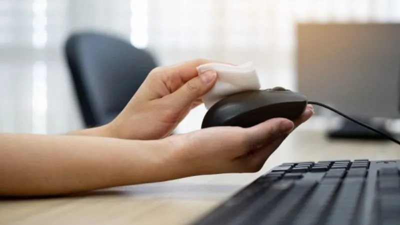 Cách vệ sinh chuột có dây