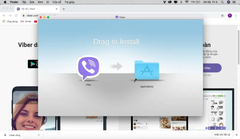 Alt text mô tả ứng dụng Viber tự động cài đặt nhanh chóng