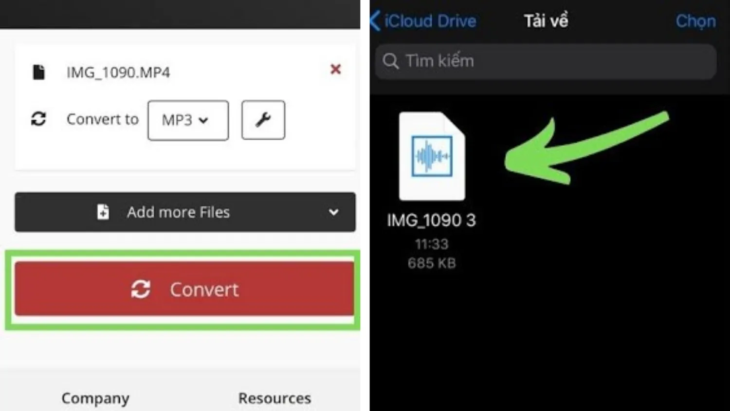 Dùng CloudConvert chuyển đổi video TikTok sang định dạng MP3 nhanh và miễn phí