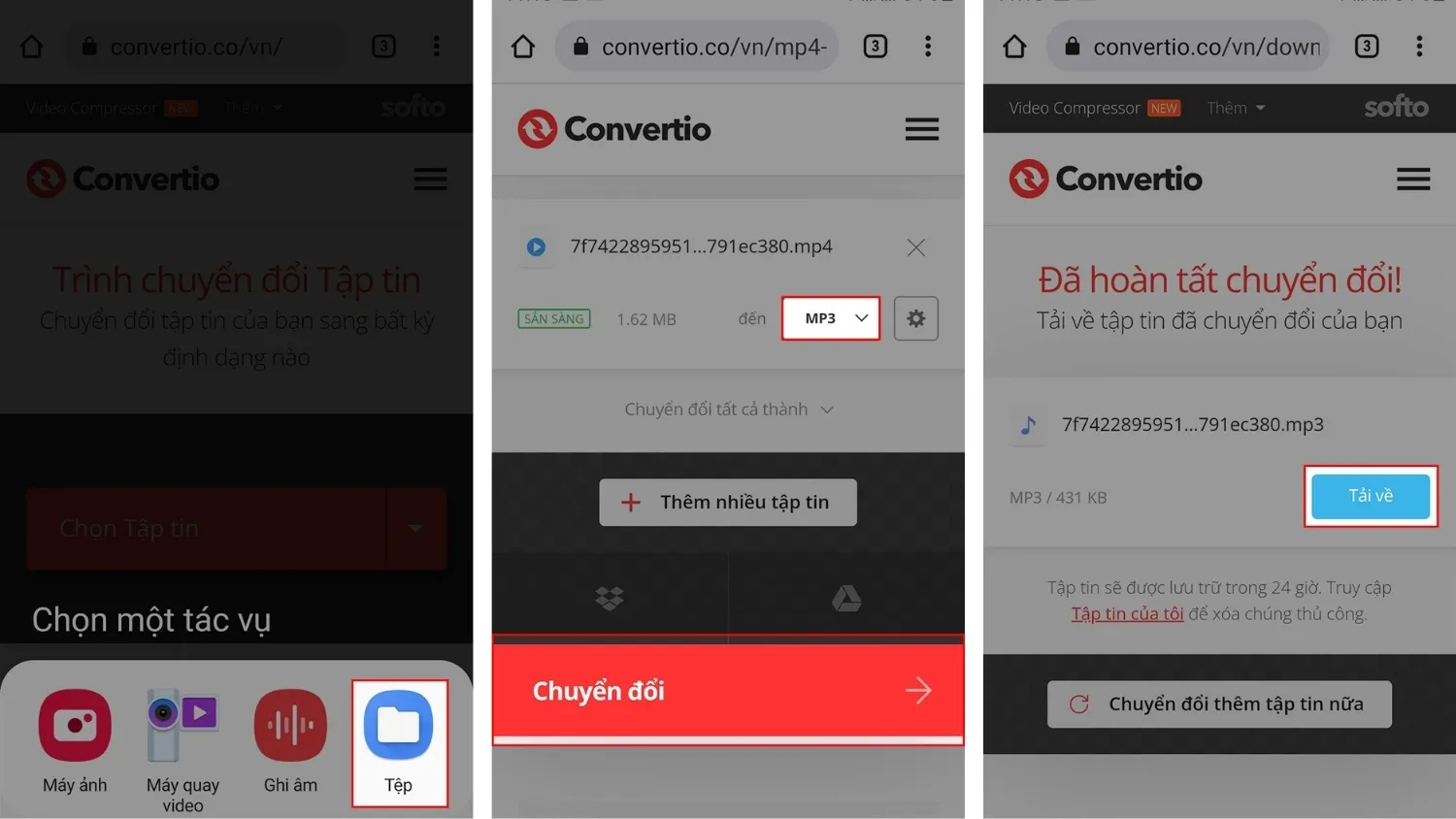Tải nhạc TikTok làm nhạc chuông đơn giản bằng Converter