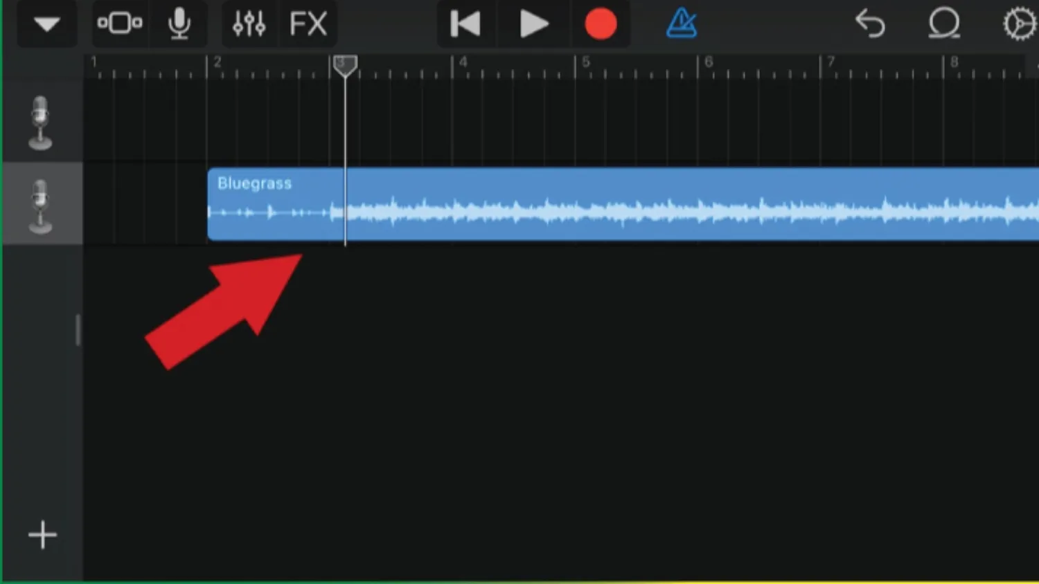 Kéo đoạn nhạc vào thanh chỉnh để cắt, tạo nhạc chuông theo ý muốn