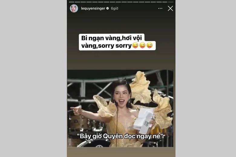 Lời xin lỗi dễ thương với bỉ ngạn vàng