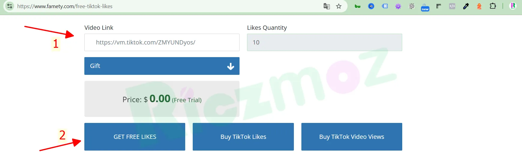 Cách tăng tim TikTok miễn phí