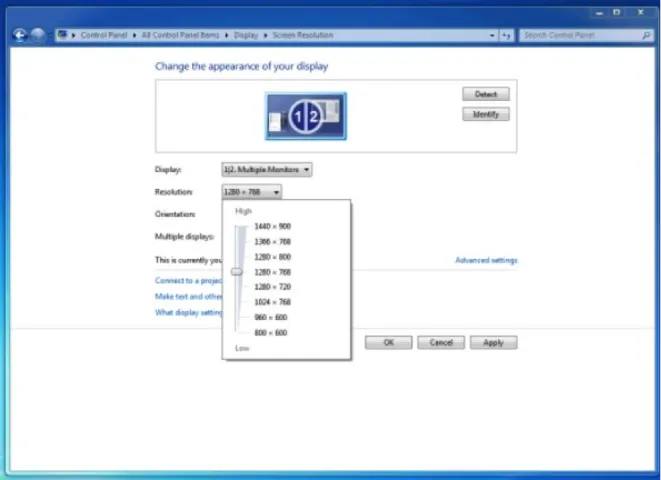 Tùy chỉnh độ phân giải màn hình trên Windows 7/8 để kéo màn hình máy tính trở lại bình thường