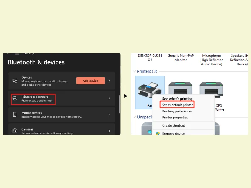 Cách kết nối máy in HP với máy tính qua cáp USB
