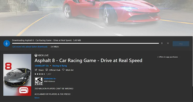 Cách tải Asphalt 8 trên máy tính