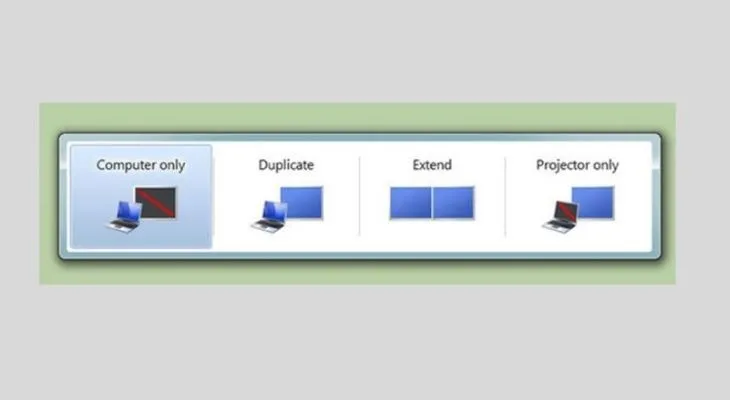 Tùy thuộc vào nhu cầu sử dụng, người dùng sẽ chọn chế độ hiển thị khi kết nối 2 màn hình máy tính