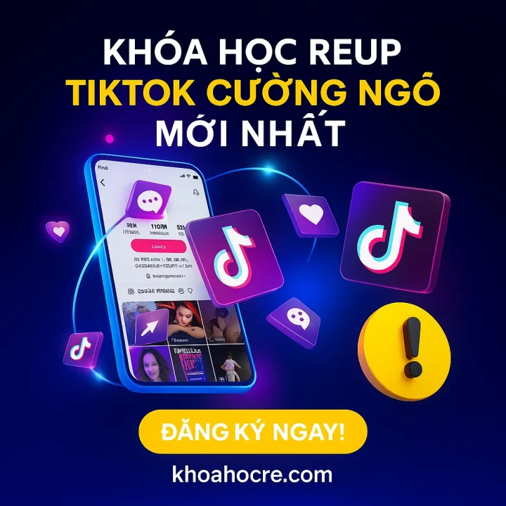 Khóa Học Reup TikTok Cuongug.com: Hướng Dẫn Kiếm Tiền Affiliate Từ A-Z