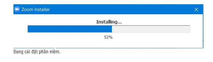 Tiến trình cài đặt ứng dụng Zoom Cloud Meeting trên máy tính
