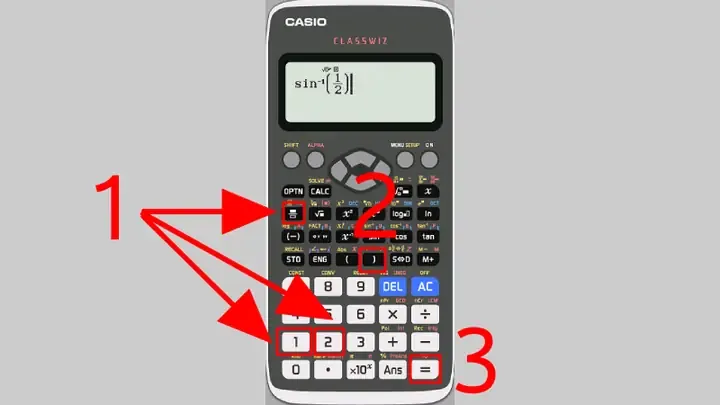 Cách Bấm Máy Tính Tính Sin