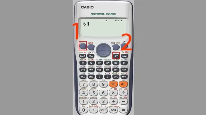 Khái niệm và công thức tính tổ hợp C(n, k) trên máy tính fx 570vn plus