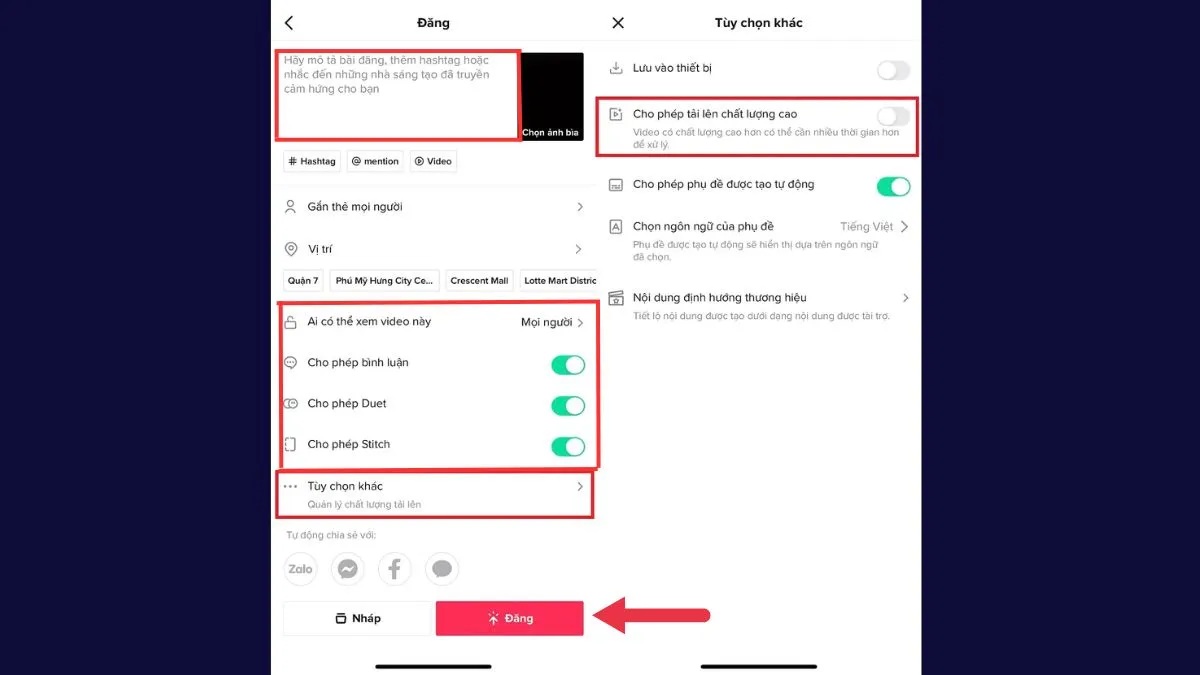 Cách quay video bán hàng trên TikTok Shop - bước 3