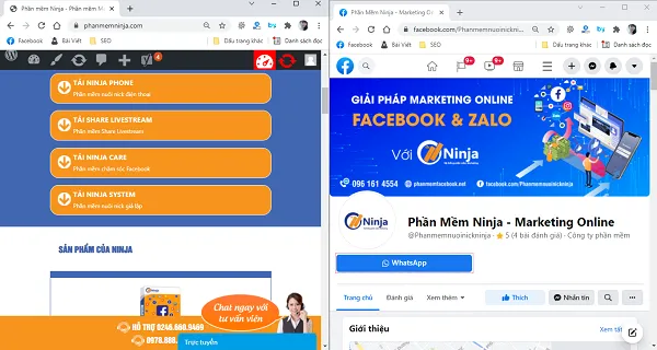 cách chia đôi màn hình máy tính