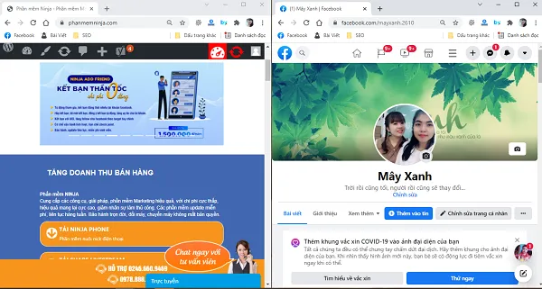 Chia đôi màn hình máy tính bằng Taskbar