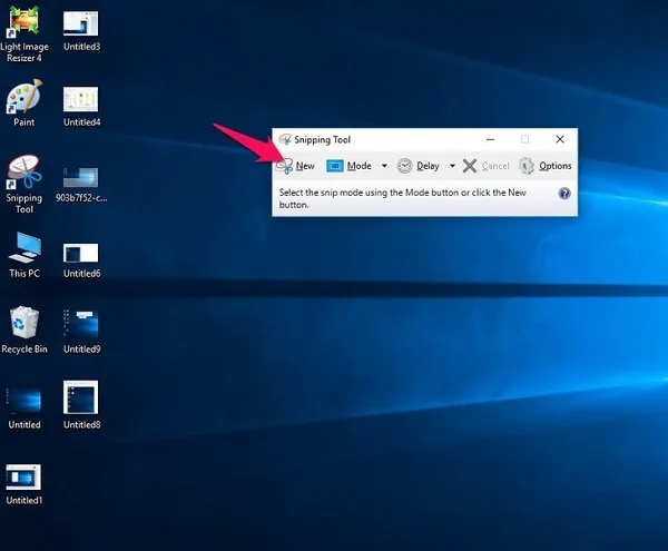 Thay đổi viền của hình chụp màn hình trong mục Option của Snipping Tool