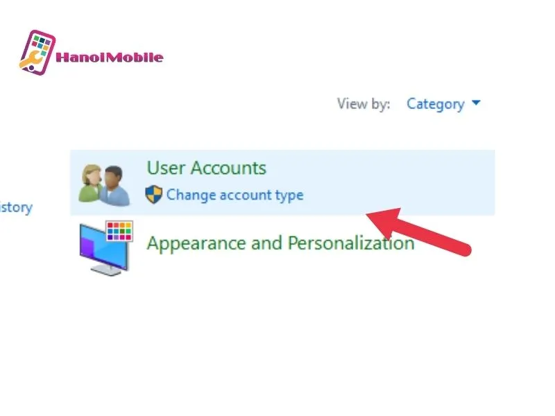 Đổi tên máy tính về User Admin