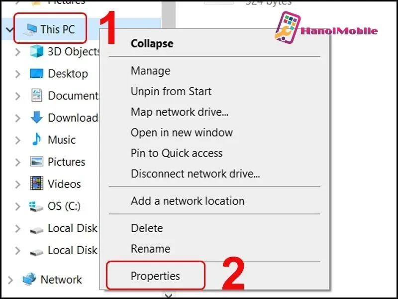 Đổi tên máy tính bằng This PC