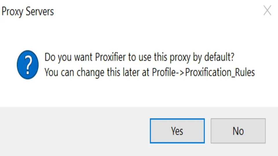 Hiện câu hỏi với nội dung có muốn sử dụng Sock không?