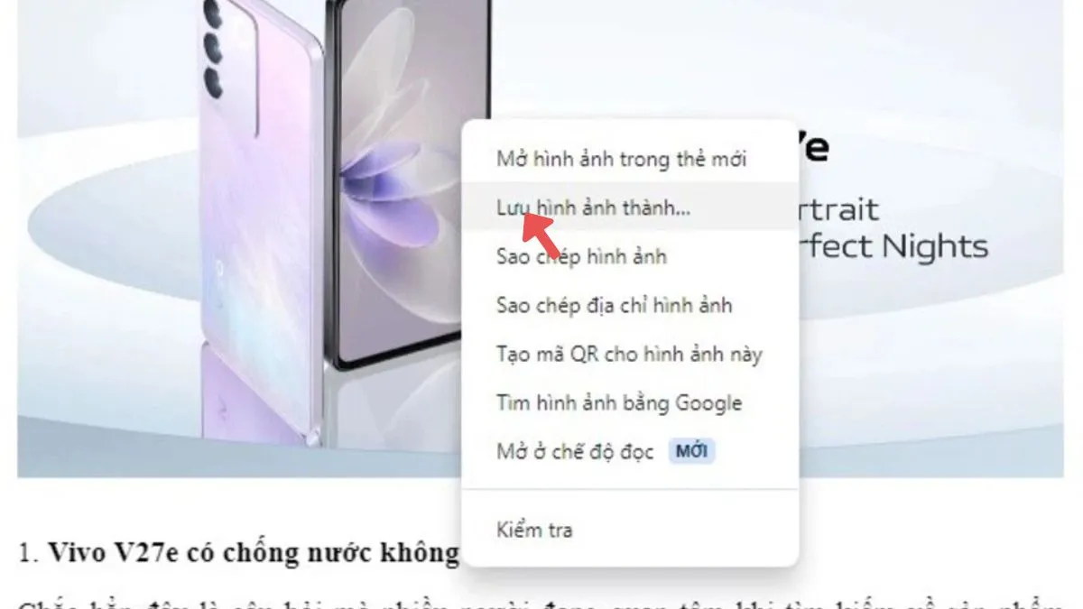 Thực hiện Lưu hình ảnh thành từ trang web đã công bố của Google Docs bước 4