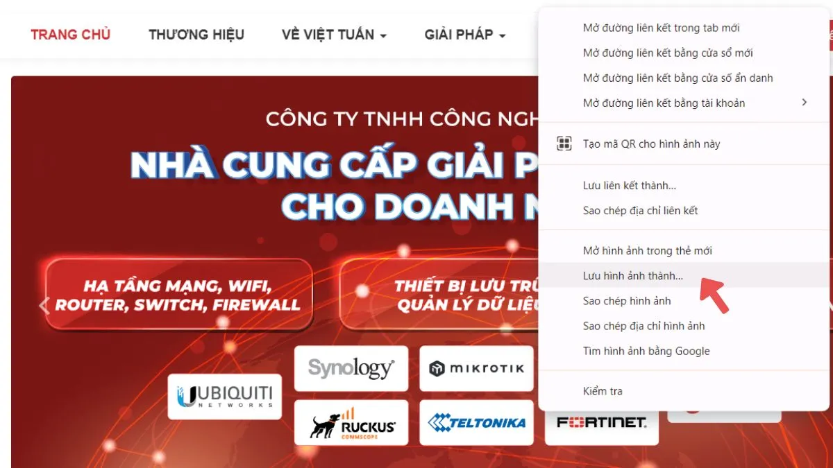 Hướng dẫn cách lưu ảnh trên máy tính từ website bất kỳ bước 1: Sử dụng chuột phải