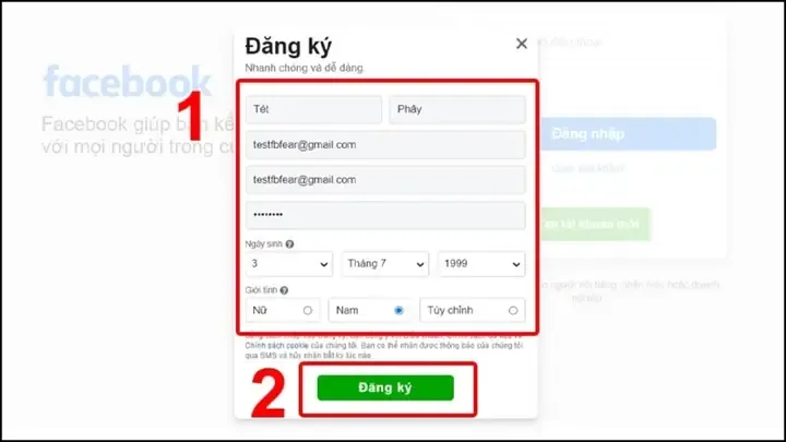 Biểu tượng trình duyệt ẩn danh (Incognito Mode) để đăng nhập Facebook thứ hai
