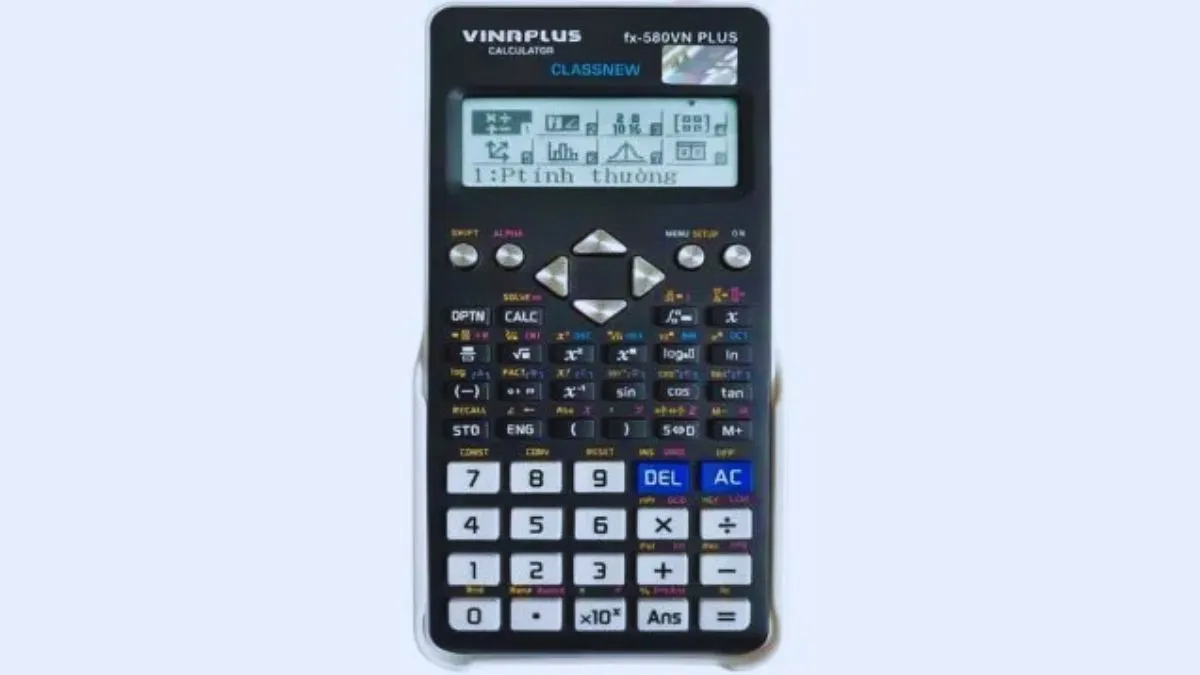 Cách test máy tính Casio FX-580VN Plus chính hãng thông qua thiết kế bên ngoài