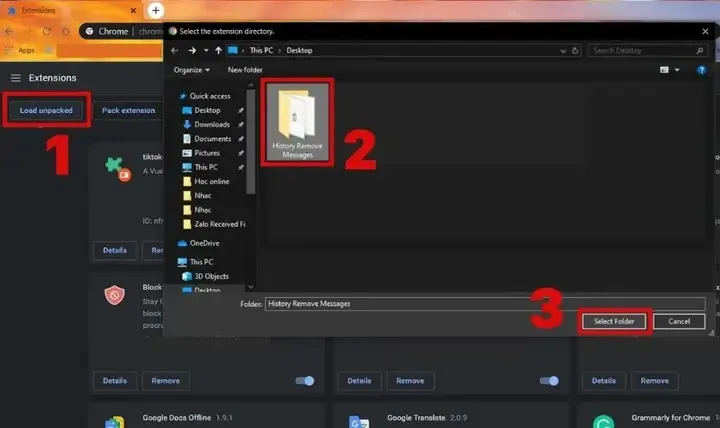 Hình ảnh minh họa các tiện ích mở rộng có khả năng xem tin nhắn đã thu hồi trên trình duyệt