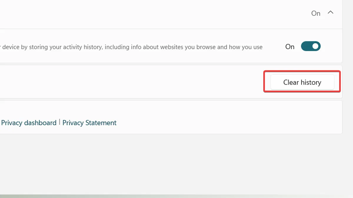 Cách xóa lịch sử trên máy tính cho Windows 10, bước 3