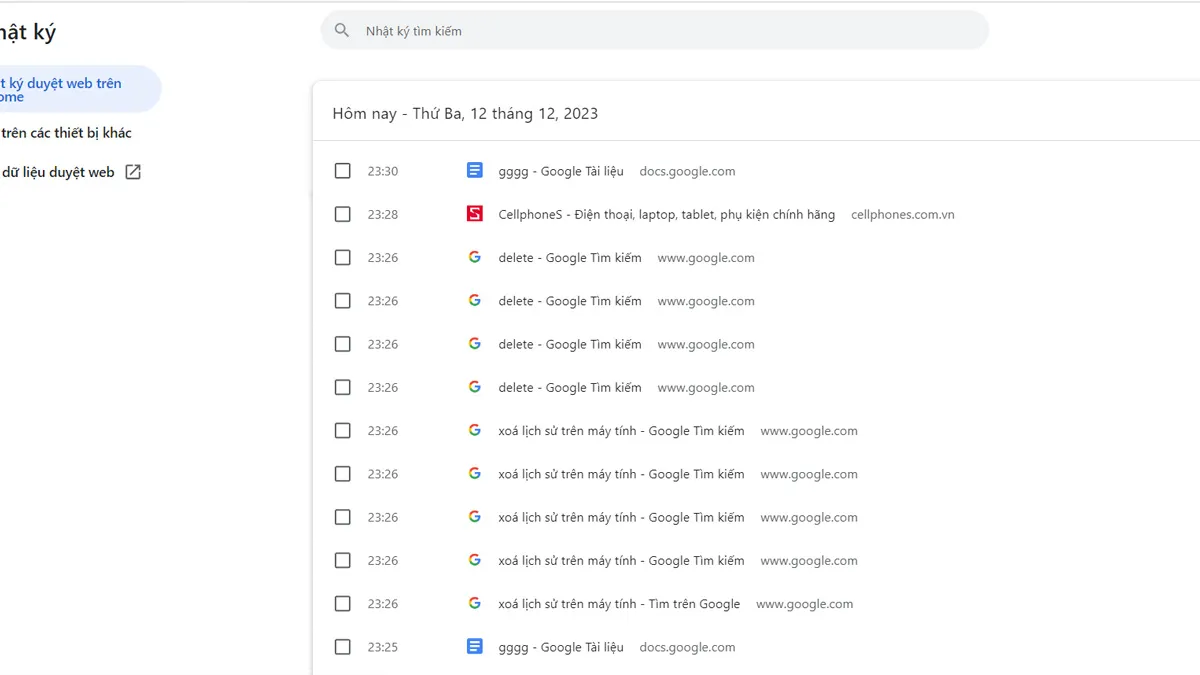 Hướng dẫn xem lịch sử trên Google Chrome, bước 2