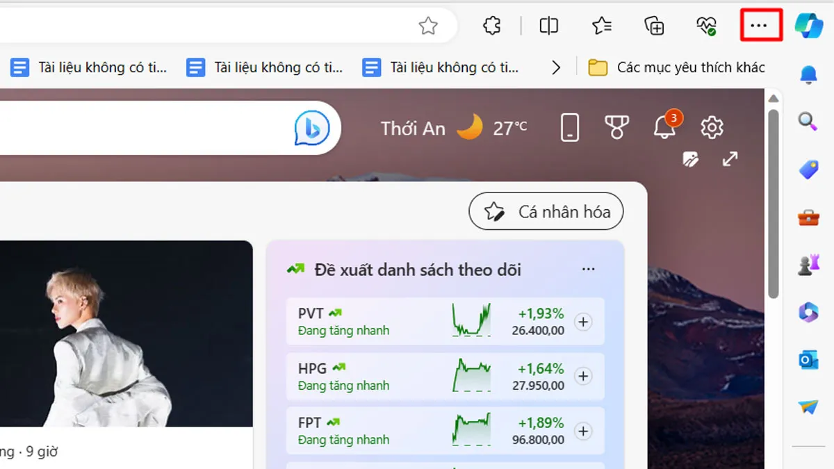 Cách xóa lịch sử trên máy tính trên Internet Explorer, bước 1