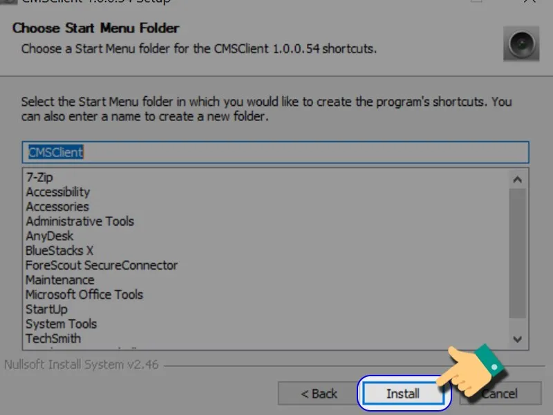 Bạn hãy chọn Install để bắt đầu cài đặt Yoosee
