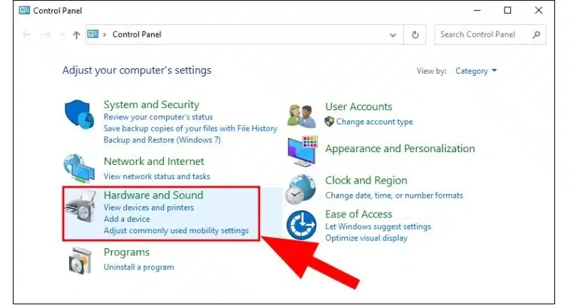 Truy cập Power Options trong Control Panel để thay đổi các thông số liên quan đến hiển thị và độ sáng, áp dụng cho các cấu hình tương thích