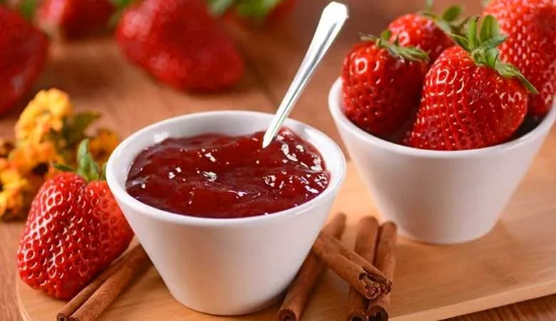 Thành phẩm mứt dâu tây dẻo quánh, minh chứng cho cách làm to loa máy tính thành công