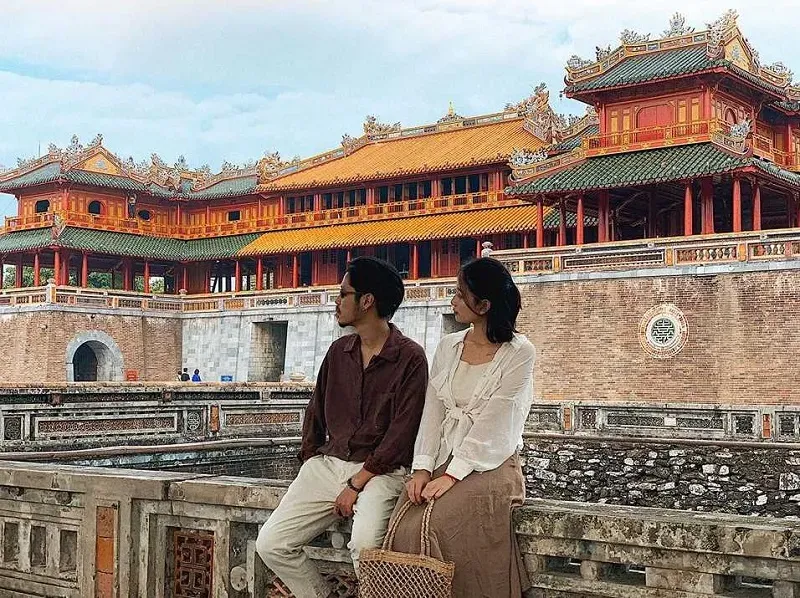 Đại Nội Huế cổ kính dưới sắc trời mùa thu tháng 9 tháng 10, một điểm đến giàu lịch sử