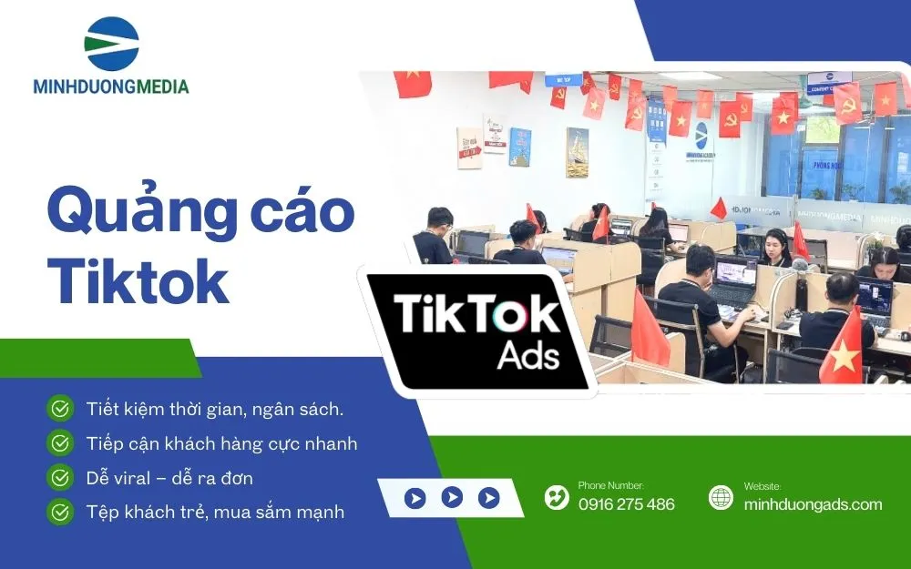 Dịch vụ Quảng Cáo TikTok tại Minh Dương giúp tăng nhận diện thương hiệu