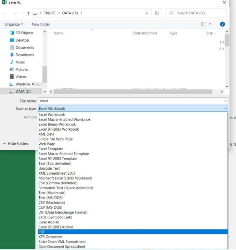 Chuyển Excel sang PDF trực tiếp từ ứng dụng Excel giúp giữ nguyên định dạng