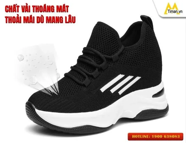 Giày vải nữ lên chân cực thoáng mát