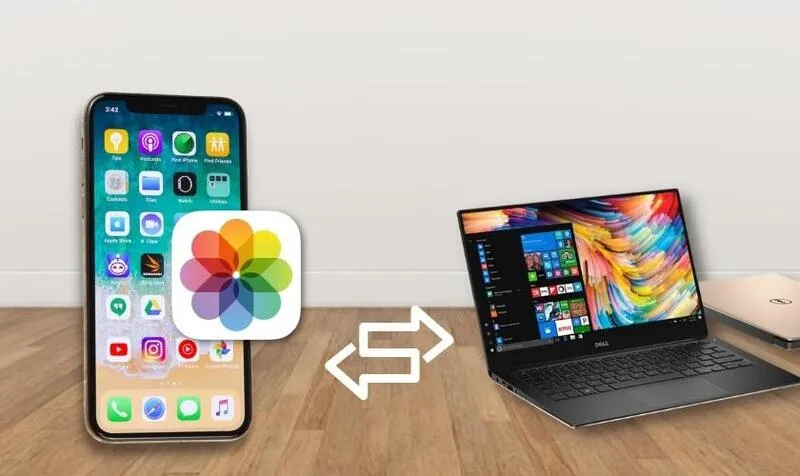 gửi ảnh từ iphone sang máy tính