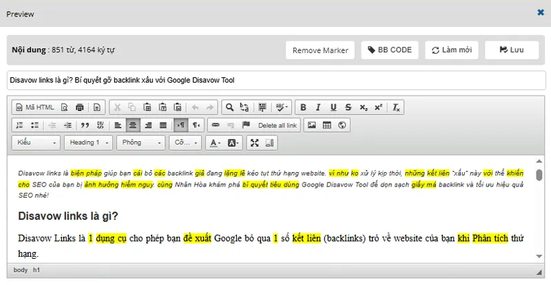 spin content là gì